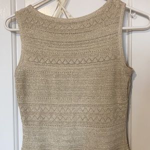 Gorgeous golden holiday dress